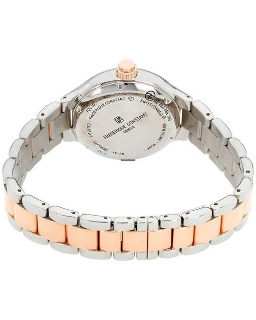 Frederique Constant Gray Frédérique Horological Smartwatch Watch Fc-281Wh3Er2B Stainless Steel (Archived)