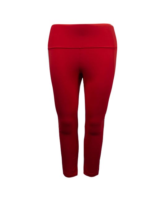 Under Armour Red Reflect High Rise Crop Leggings Gym Tight 1320550 608