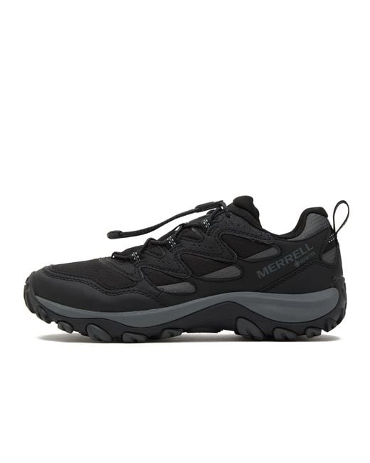 Merrell Black West Rim Sport Gore-tex Walking Shoes for men