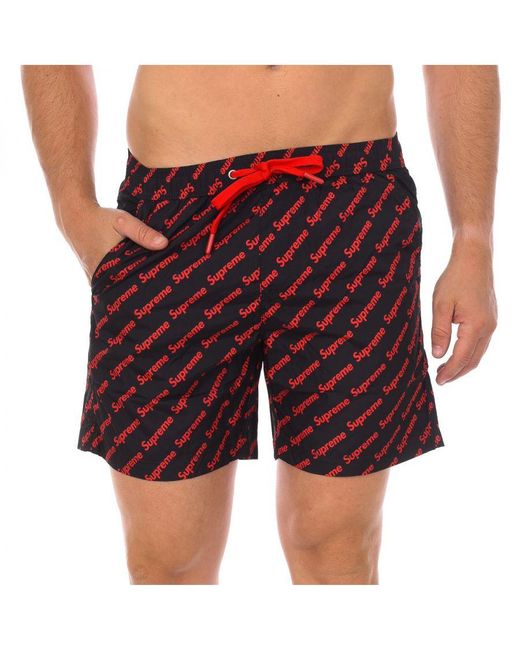 Supreme Boxerbadpak Met Grenada-print in het Red voor heren