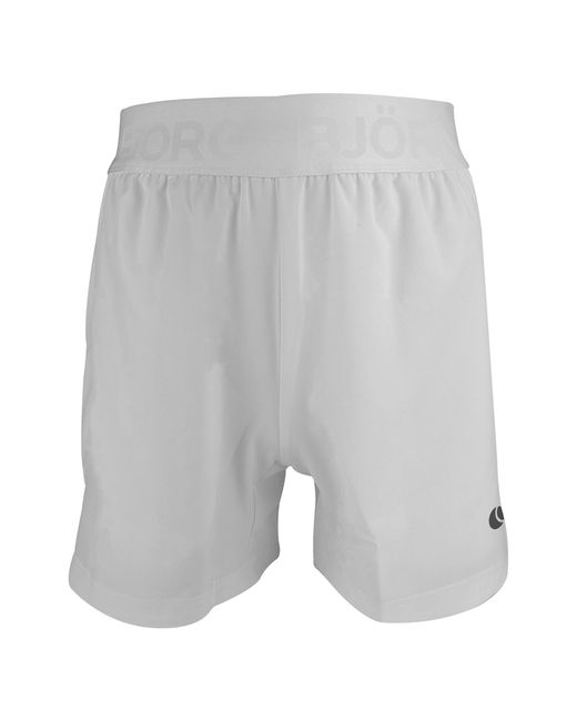 Björn Borg Gray Ace Short Sport Quick Drying Shorts With Pockets for men