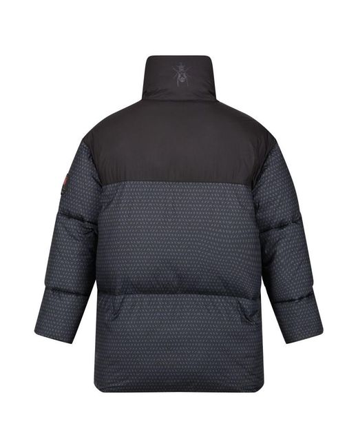 Regatta Blue Christian Lacroix Barbegal Printed Padded Jacket for men