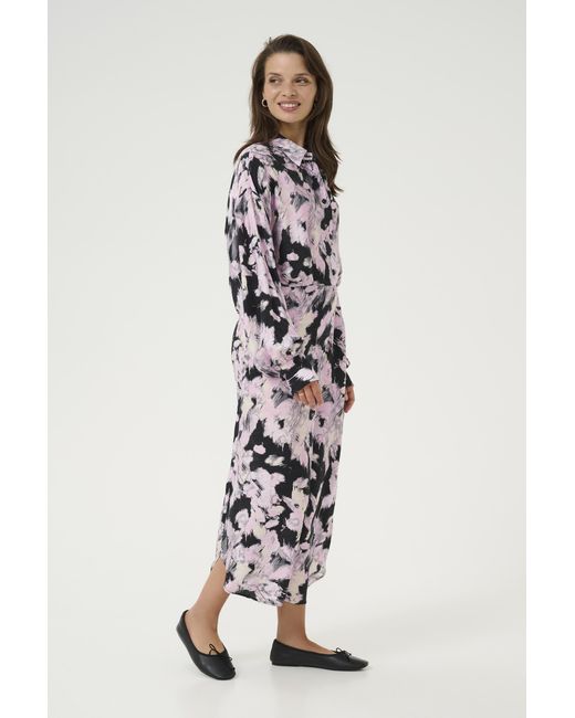 Kaffe Jurk Regular Fit in het White
