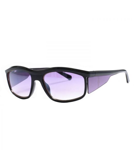 Guess Gray Acetate Sunglasses With Rectangular Shape Gu00073