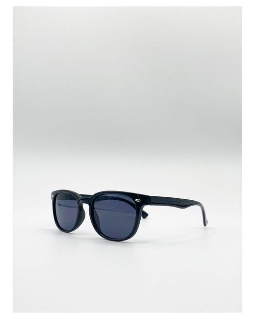 SVNX White Classic Wayfarer Sunglasses for men