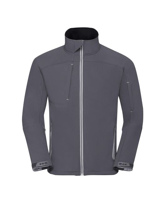 Russell Blue Bionic Softshell Jacket (Iron) for men