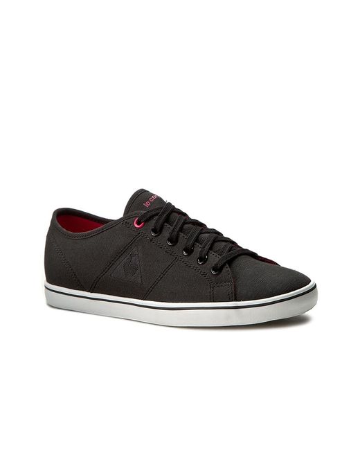 Le Coq Sportif Black Setone Cvs Plimsolls Canvas