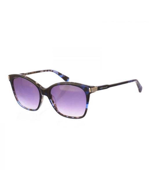 Longchamp Purple Womenss Lo625S Butterfly Shaped Acetate Sunglasses