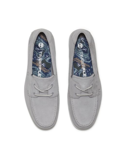 Timberland Gray Grafton Bay Lace-Up Shoe for men