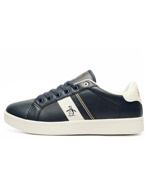 Original Penguin Blue Steadman Retro25 Trainers for men