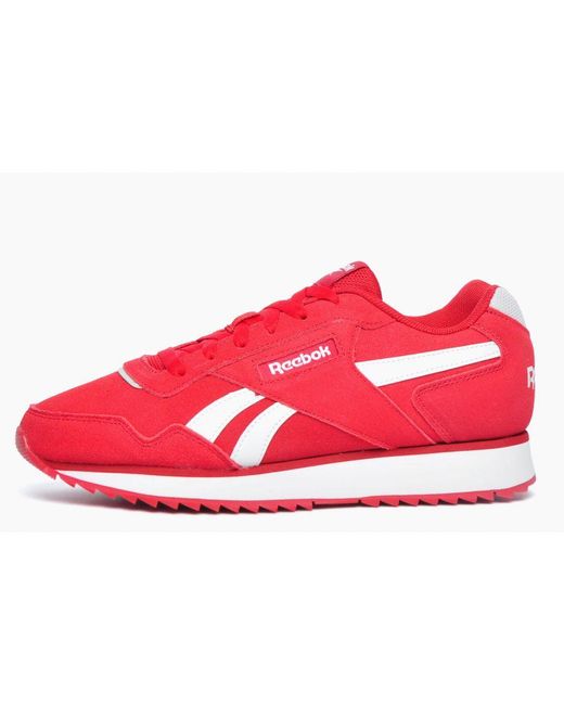 Reebok Red Classic Glide Ripple Suede for men