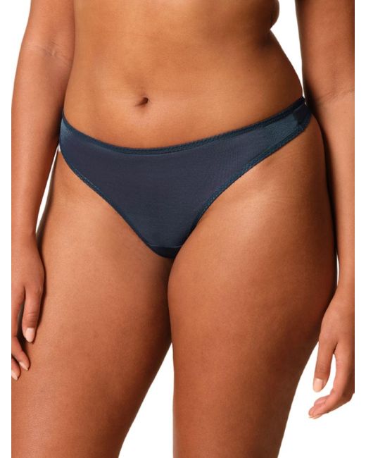 Gossard Blue Glossies Thong