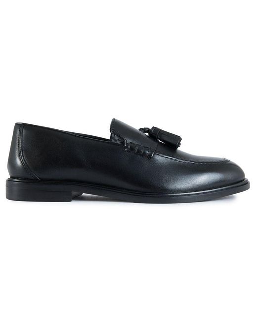 Walk London Blue Putney Tassel Shoes for men