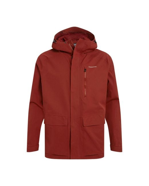 Craghoppers Red Lorton Ii Waterproof Jacket Jasper) for men