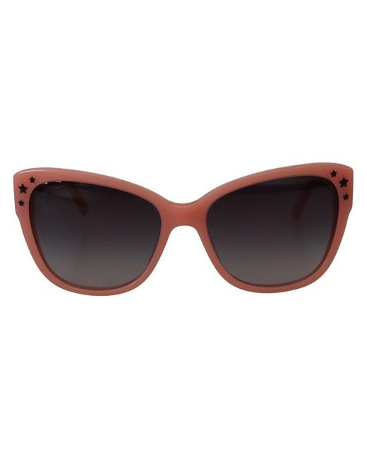 Dolce & Gabbana Brown Stars Embellishment Sunglasses