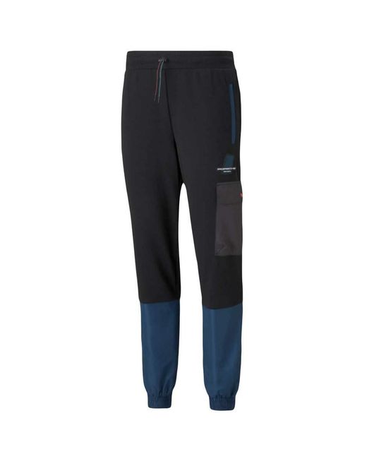 PUMA Joggingbroek Voor Met Porsche-Logo in het Blue voor heren