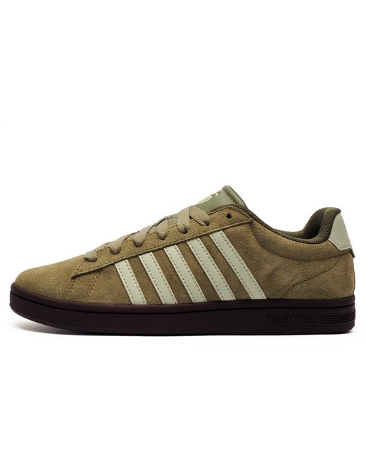 K-swiss Black K Swiss Court Tiebreak Ii Suede Trainers for men