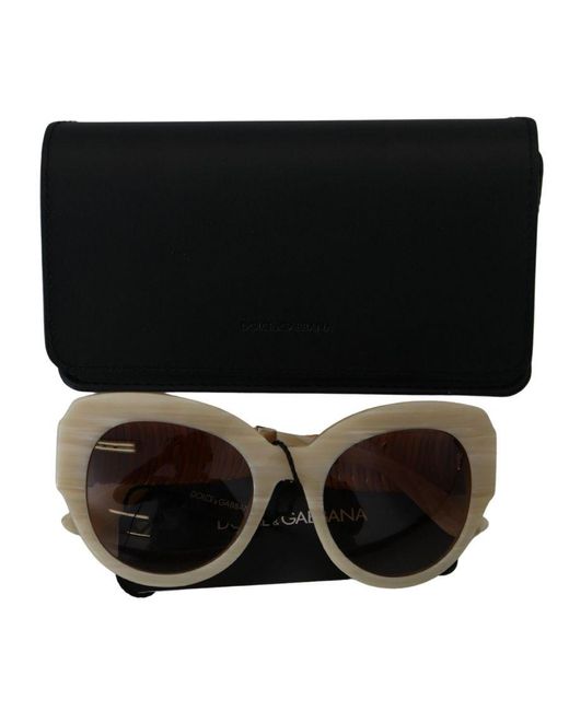 Dolce & Gabbana Brown Gorgeous Sunglasses With Lenses