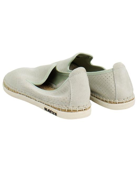 Seavees White Ocean Park Espadrilles Suede