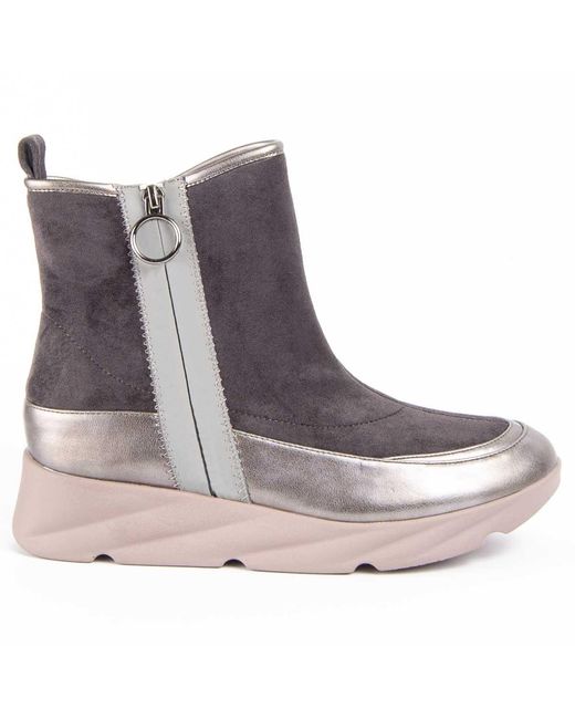 Montevita Gray Ankle Boot Calig5
