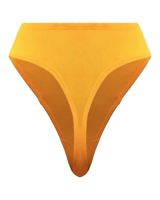 Adidas Orange Regular Fit Thong Cotton