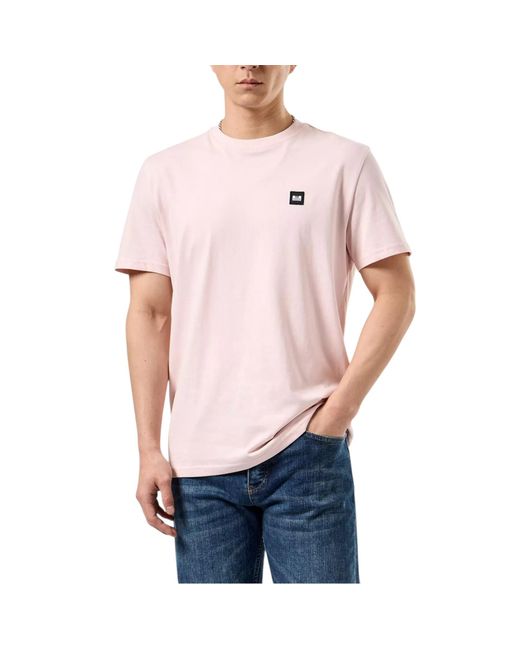Weekend Offender Pink T Shirts Crew Neck Short Sleeve Cannon Beach Summer Tee for men