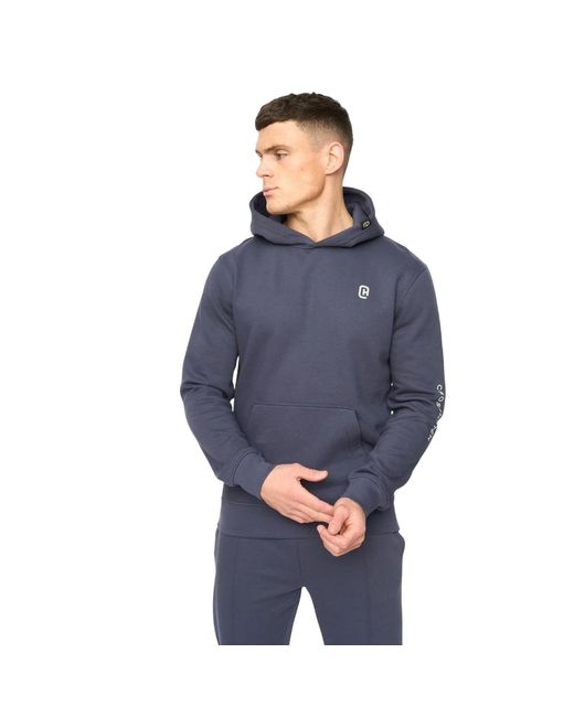 Crosshatch Blue Crufton Hoodie for men