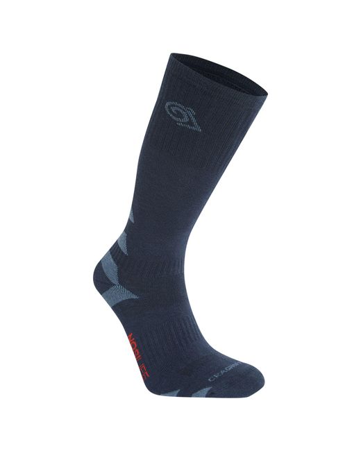 Craghoppers Blue Adult Adventure Insect Repellent Boot Socks Stone)