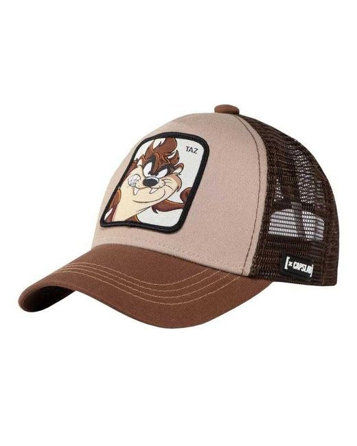 Capslab Brown "Taz" Trucker Cap