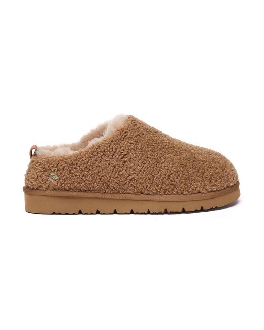 EverAu Australia Brown Ever Au Snipe Plush Ankle Slippers