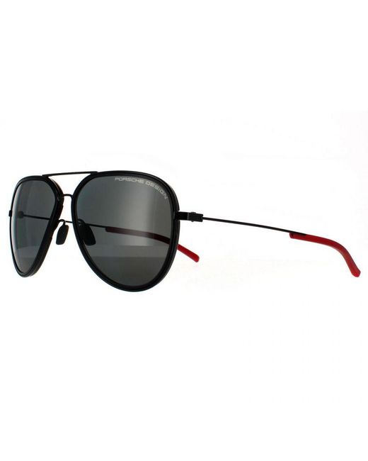 Porsche Design Black Aviator Polarized 90041091 for men