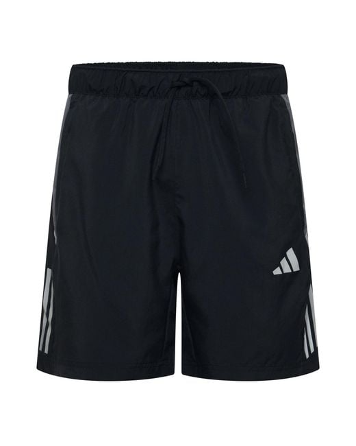 Adidas Blue Tech 3-Stripes Shorts for men