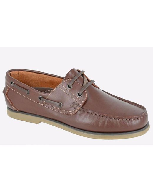 Dek Brown Porter Moccasin Boat Shoe for men