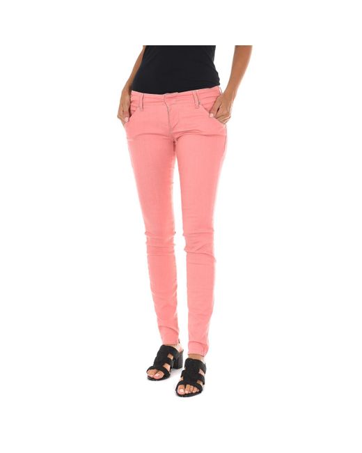 Met Red Long Stretch Fabric Pants 70Dbf0585-G194