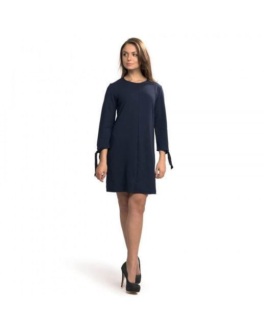Great Plains FCUK Blue Tania Tie Jersey Shift Dress