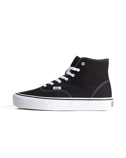 Vans Black Authentic Hi 2.0 Canvas/True Trainers