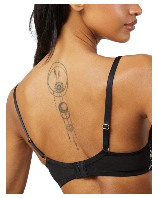 Playful Promises Black Wolf & Whistle Aria Plunge Bra