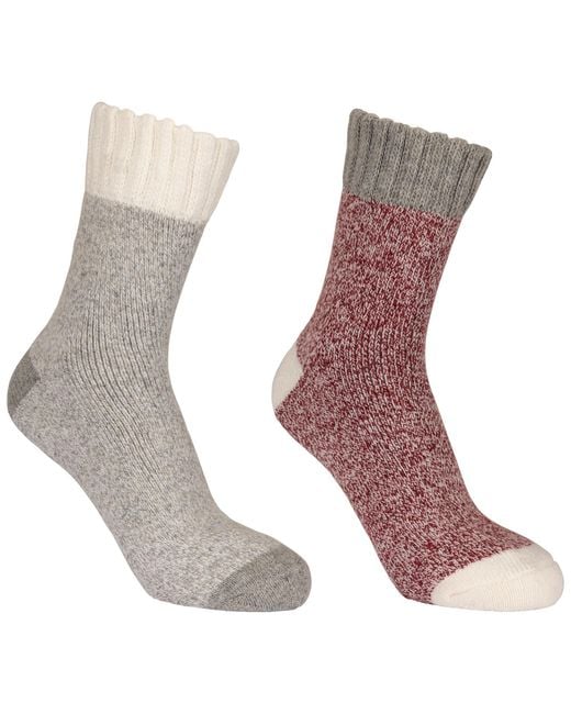 Trespass Gray Adult Inigo Socks /Cherry Marl)