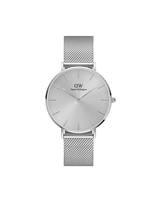 Daniel Wellington Gray Dw00100469 Ladies Petite Unitone 36Mm Watch