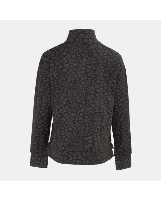 La Gear Black Half Zip Sweatshirt