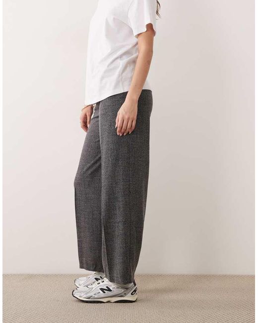Miss Selfridge Gray Tailored Wide Leg Trouser