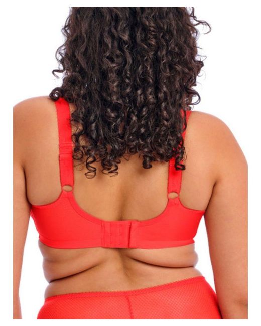 Elomi Red Charley Side Support Plunge Bra