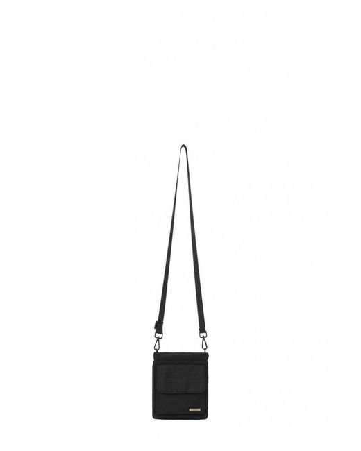 Smith & Canova Black Portrait Nylon Crossbody Bag