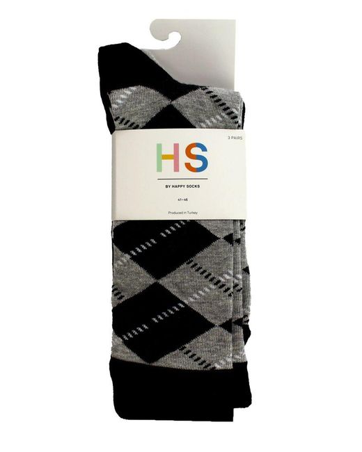 Happy Socks Black Hs By for men