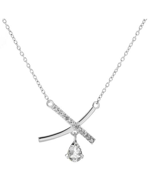 Orphelia Metallic 'Charlotte' 925 Sterling Set: Necklace + Earrings + Ring