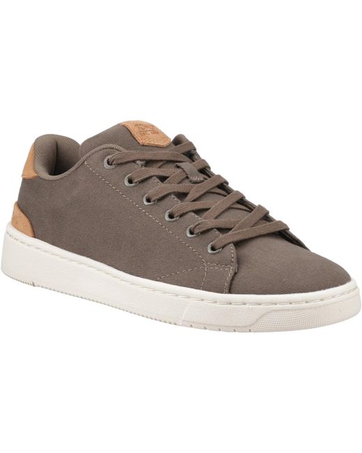 TOMS Gray Trvl Lite 2.0 Low Cotton Blend Trainers for men