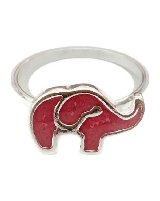 Cristian Lay Red 54509140 Ladies Ring Sterling