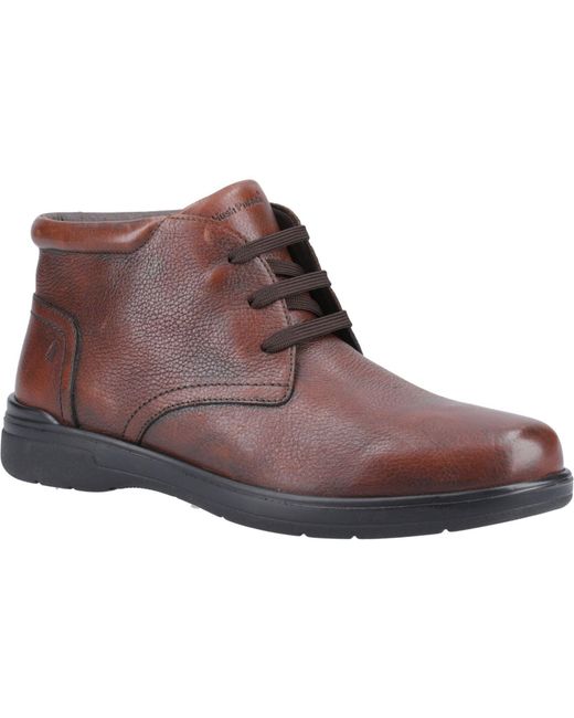Hush Puppies Brown Malcolm Leather Boots for men