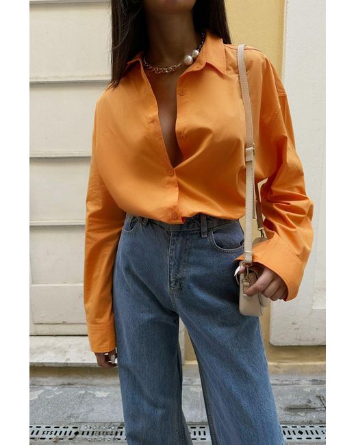Hiccup Blue Buttoned Oversized Shirt