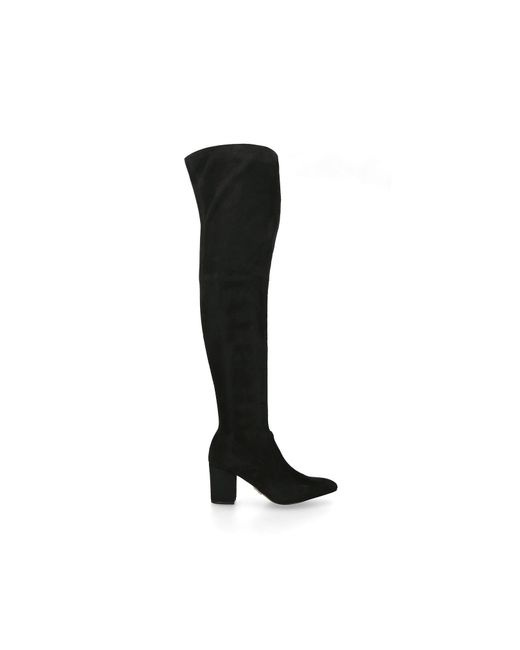 Steve Madden Black Suede Crosswalk Boots